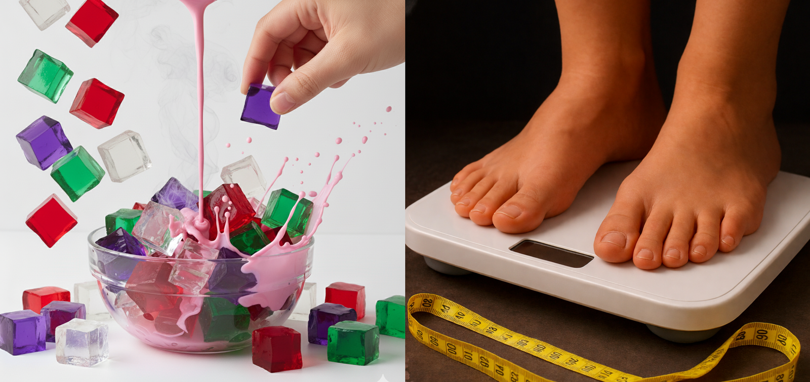 Gelatina e Balança - Gelatin Trick